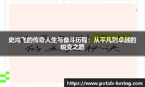史鸿飞的传奇人生与奋斗历程：从平凡到卓越的蜕变之路